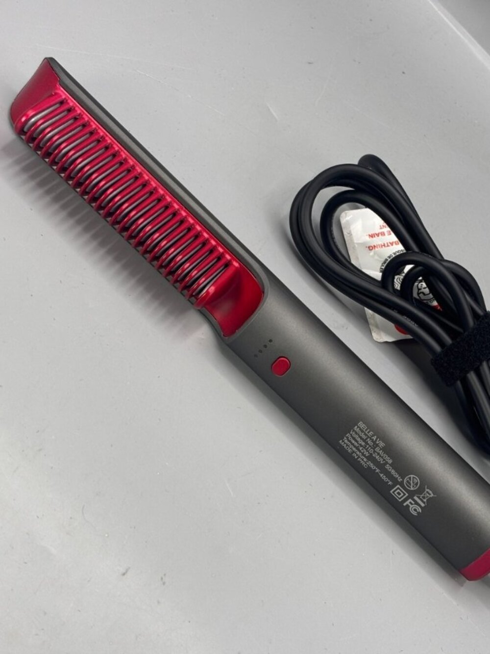 Belle A Vie Professional Infrared Styling Comb Straightener BAV058 Pre-owned